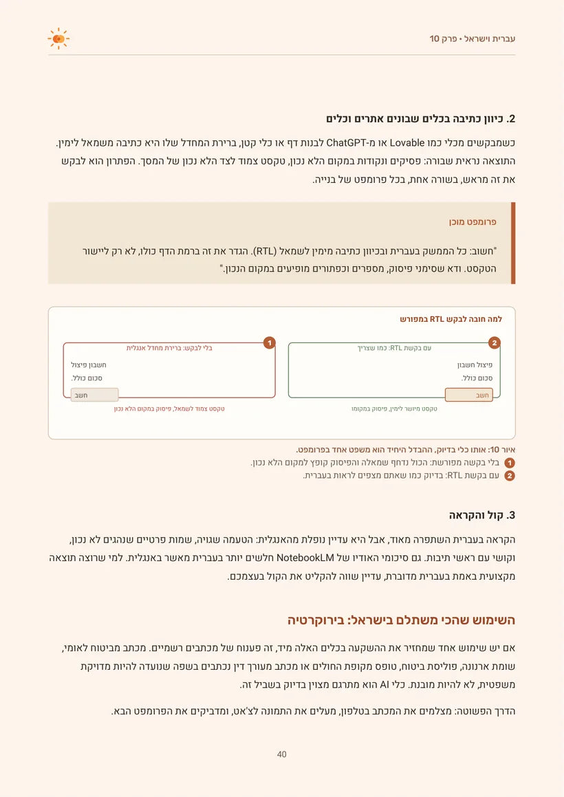עמוד 40 מתוך המדריך, מטושטש