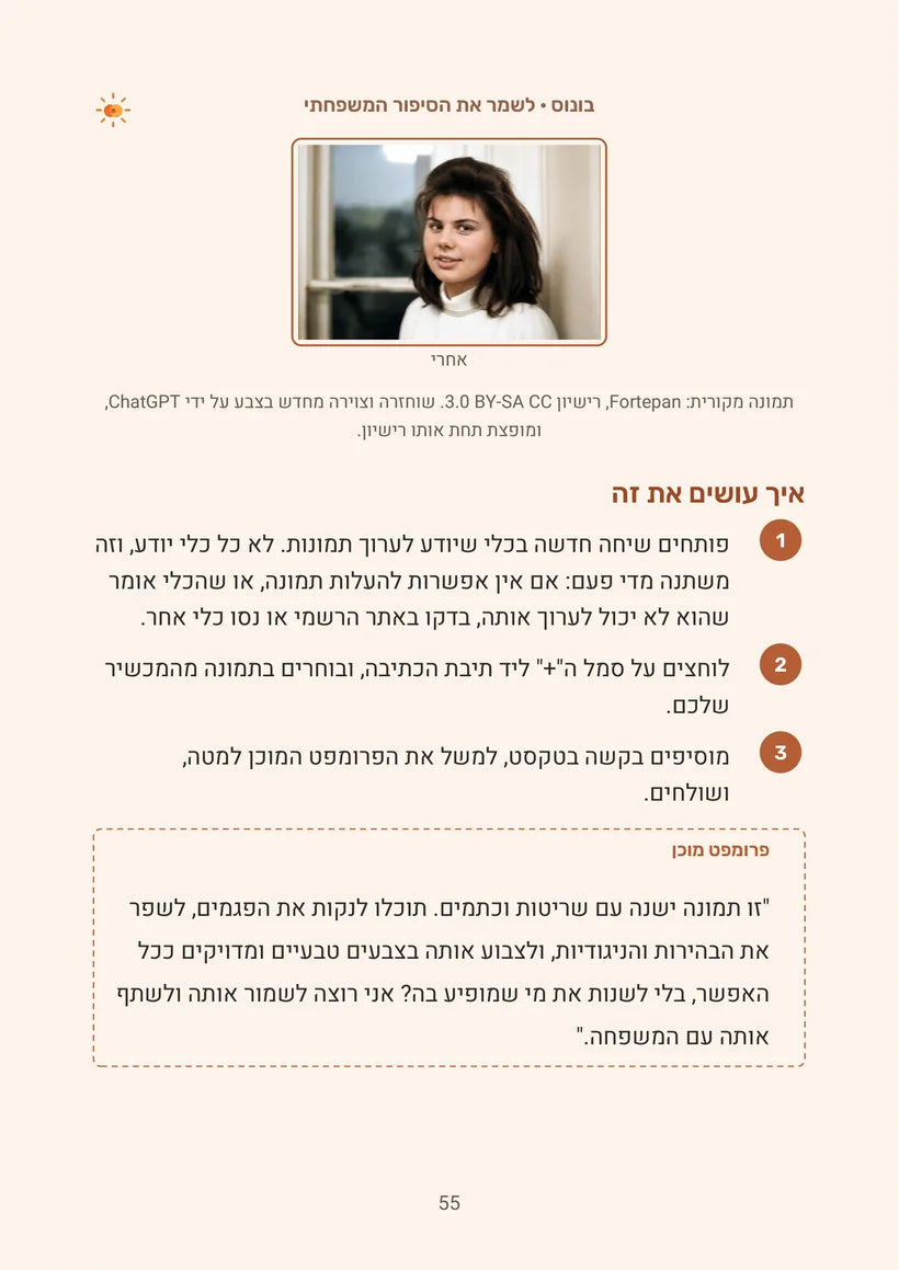 עמוד 55 מתוך המדריך, מטושטש